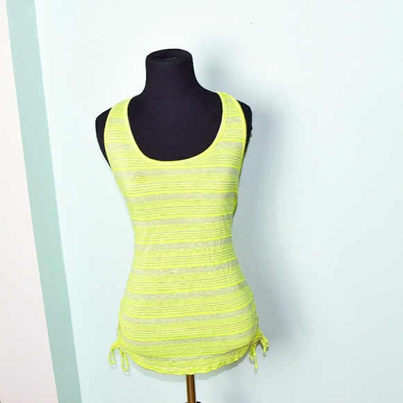 Tops - Super Cute Yellow Crochet Back Top